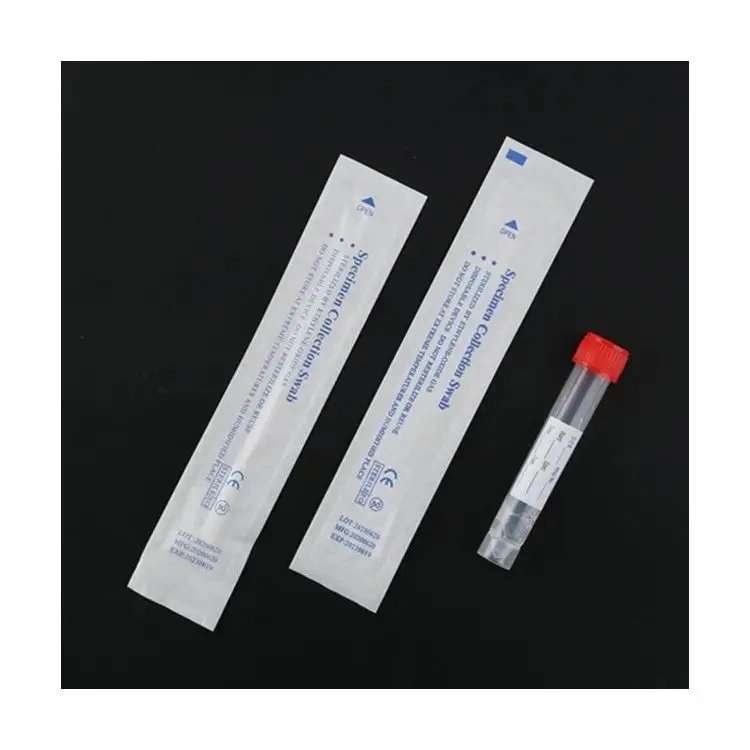 Medical Disposable Virus Testing Swab Single-Use Virus Sampling Tube