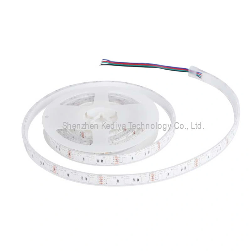 2020 Venta caliente CC12V/24V LED SMD5050 para el proyecto de la luz de banda de 14,4 W IP20 con protección IP65 IP67 de protección IP68 con FCC LVD CCC RoHS EMC CE