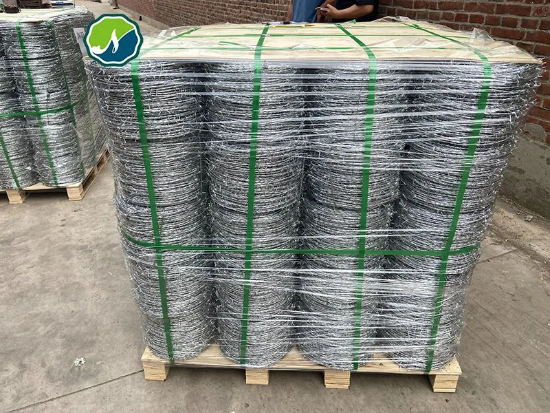 Factory Hot Dipped Galvanized PVC Stainless Steel Barbed Wire Fencing Wire Price