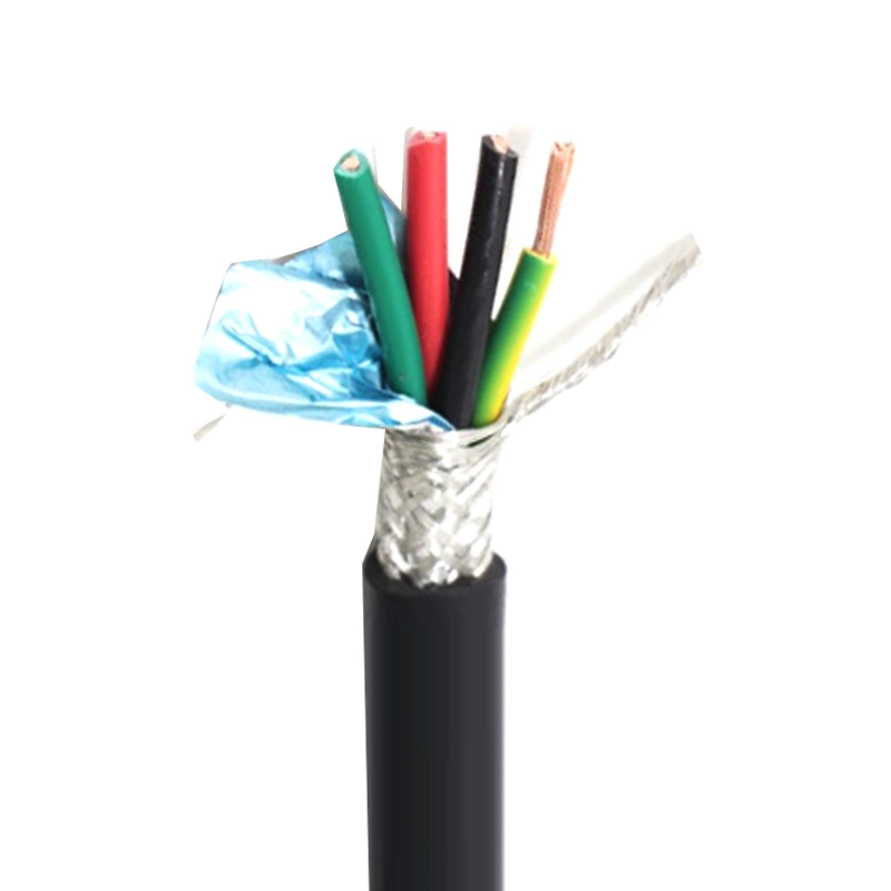 Supply UL2725 Signal Wire 28 30 AWG Shielded Flame Retardant PVC Sheathed 4 Core Wire for USB Data Cable