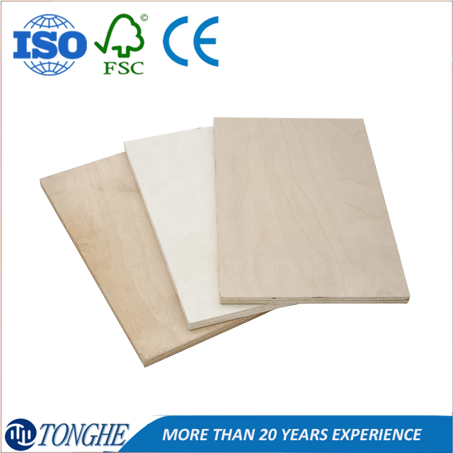 Linyi City China Top Supplier E2 Grade Poplar Core Wood Plywood for Packaging