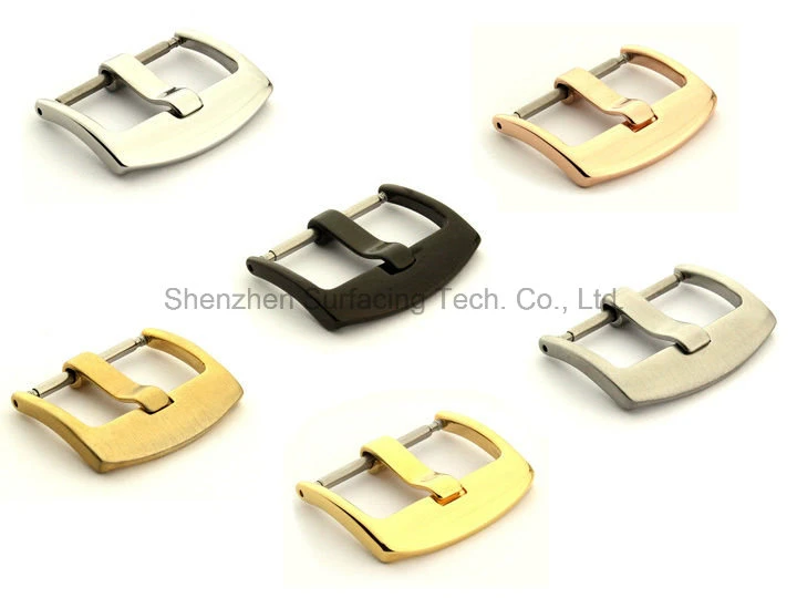 22mm Black/Gold/Rose Gold Color Watchband Clasp Buckle