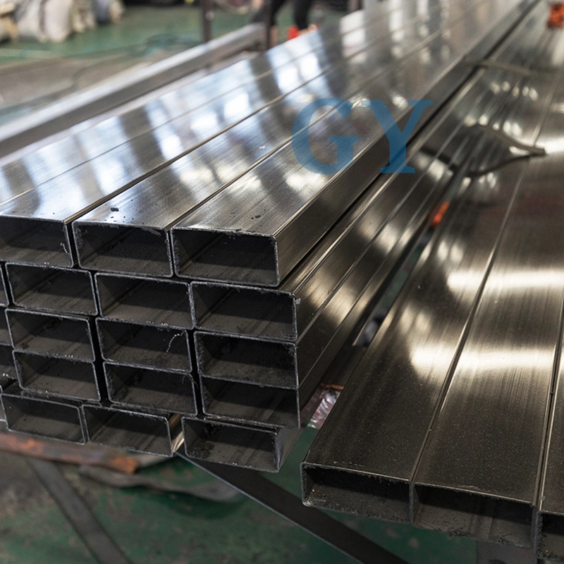 ASTM JIS SUS 201 Tp201 Decorative Square Rectangular Customized Size Stainless Steel Tube