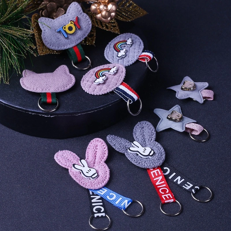 Korean Version Cartoon Cloth Art Doll Hanging DIY Accessories Cell Phone Chain Key Chain Clothing Luggage Hanging