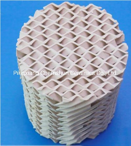 Estruturado em cerâmica acondicionadas em embalagens de papelão ondulado de enchimento de Química da embalagem de produtos químicos para a Torre de destilação