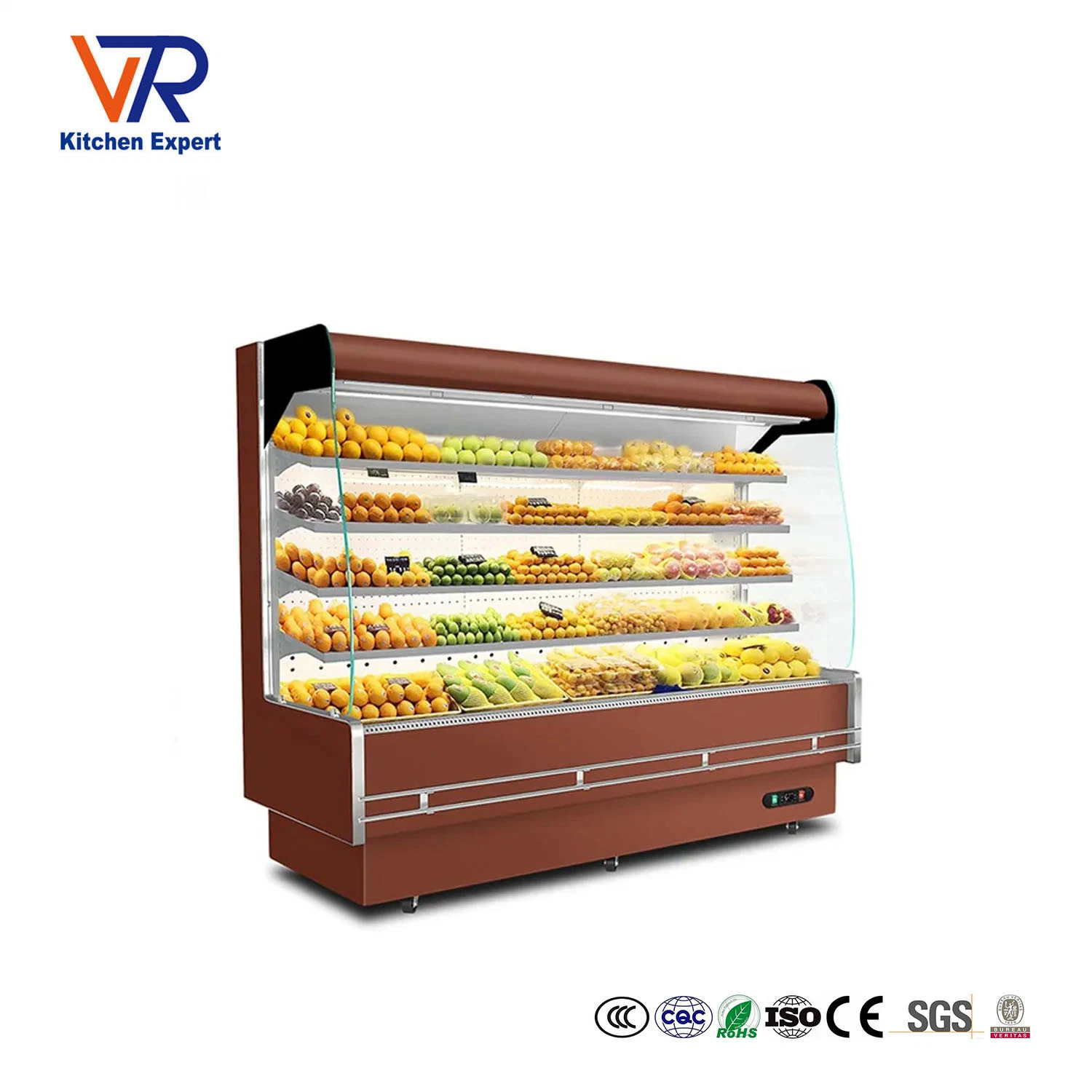 High quality/High cost performance  and Low Price Vegetable Display Refrigerator for Hot Pot and Restaurant