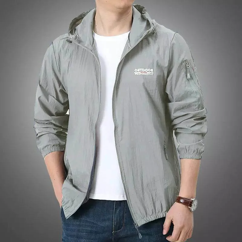 Chaqueta Tenniscourt Cool Windbreaker con logotipo para hombre′ S Outdoor