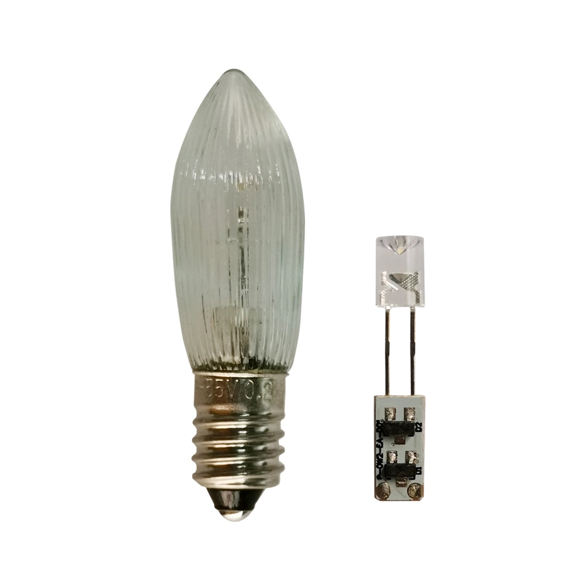 LED E10 de la luz de lámpara decorativa 10-55V 50/60 Hz