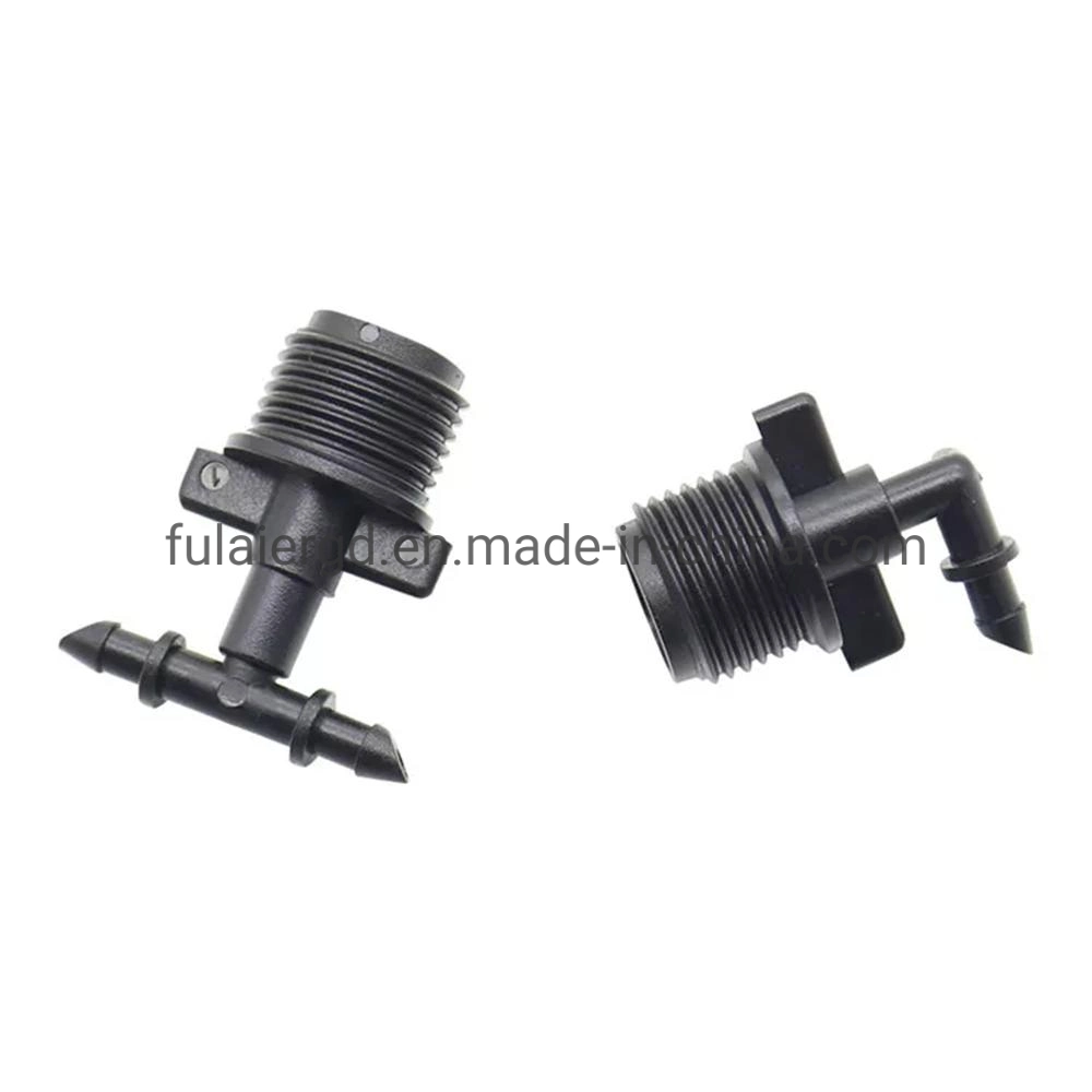 Garden Irrigation 1/2 Inch Male Thread to 4/7mm Hose Barbed Elbow Tee Adapters