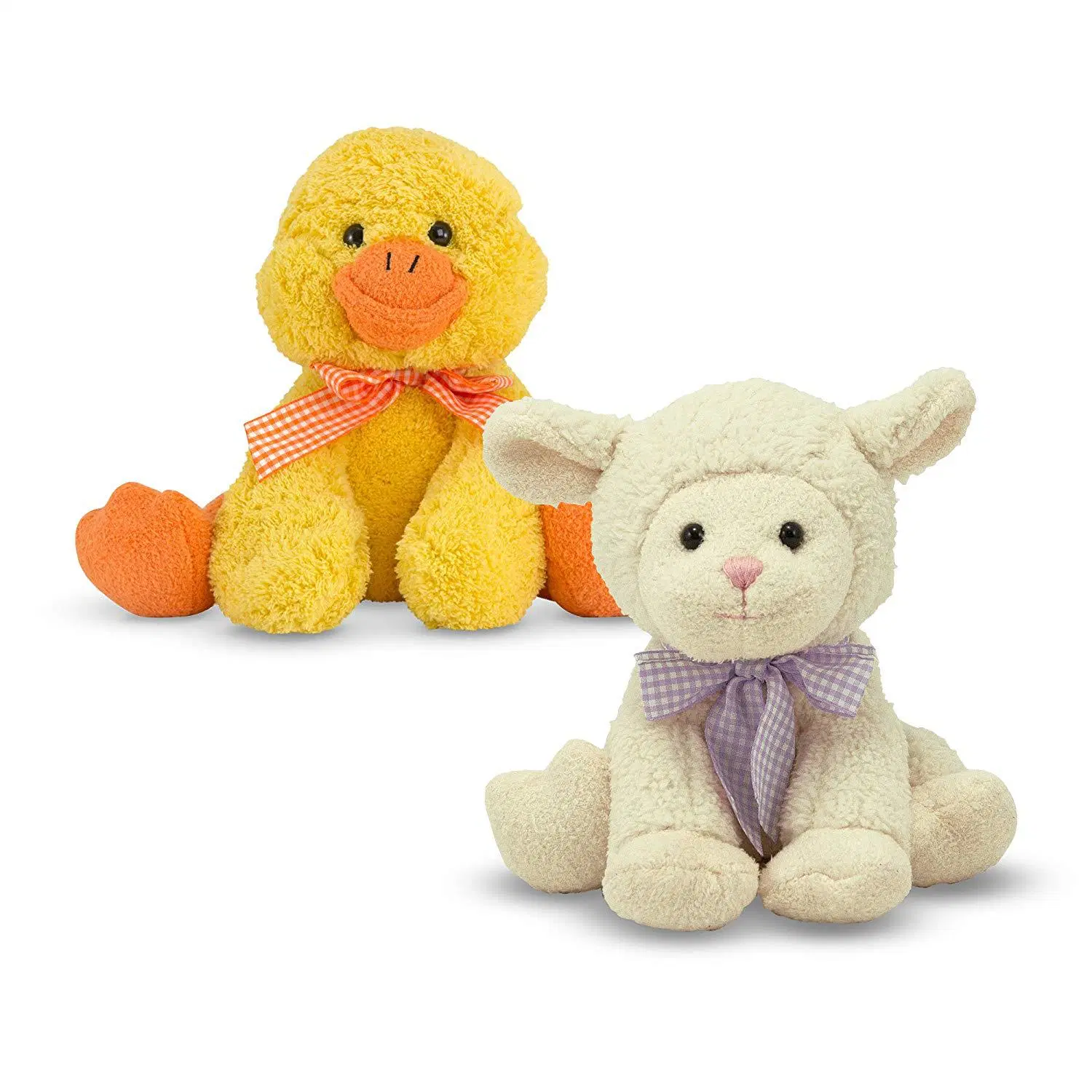 Juego de moda dos Patos Squeezable suave y regalos de juguetes de peluche