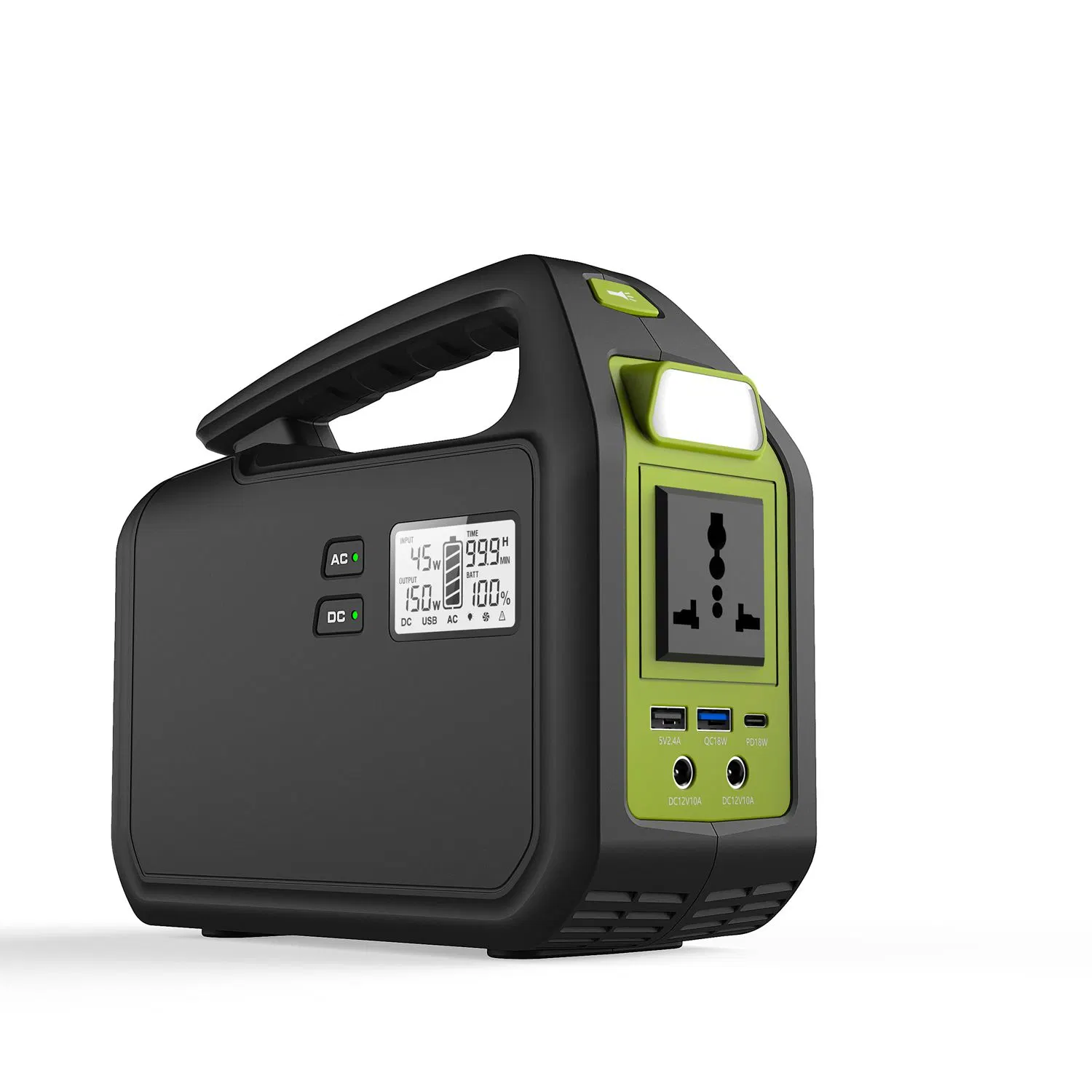 Portable Power Station 150W Power Gnenerator Supply with Inverter for Outdoor Use