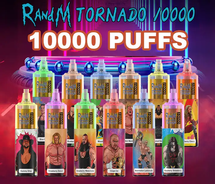 Original Newest Randmm Tornado 10000 Puffs Airflow Control Disposable/Chargeable Vape Pod Cigarette Device Wholesale/Supplier