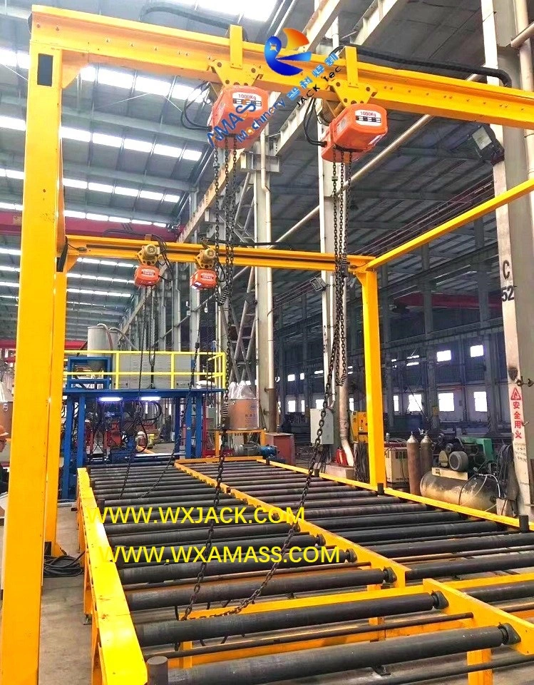 Automatic High Safety Hydraulic Motorized Steel Structure Member Remote Control Annular Chain type Manipulator Flipping Overturning Rack Equipment