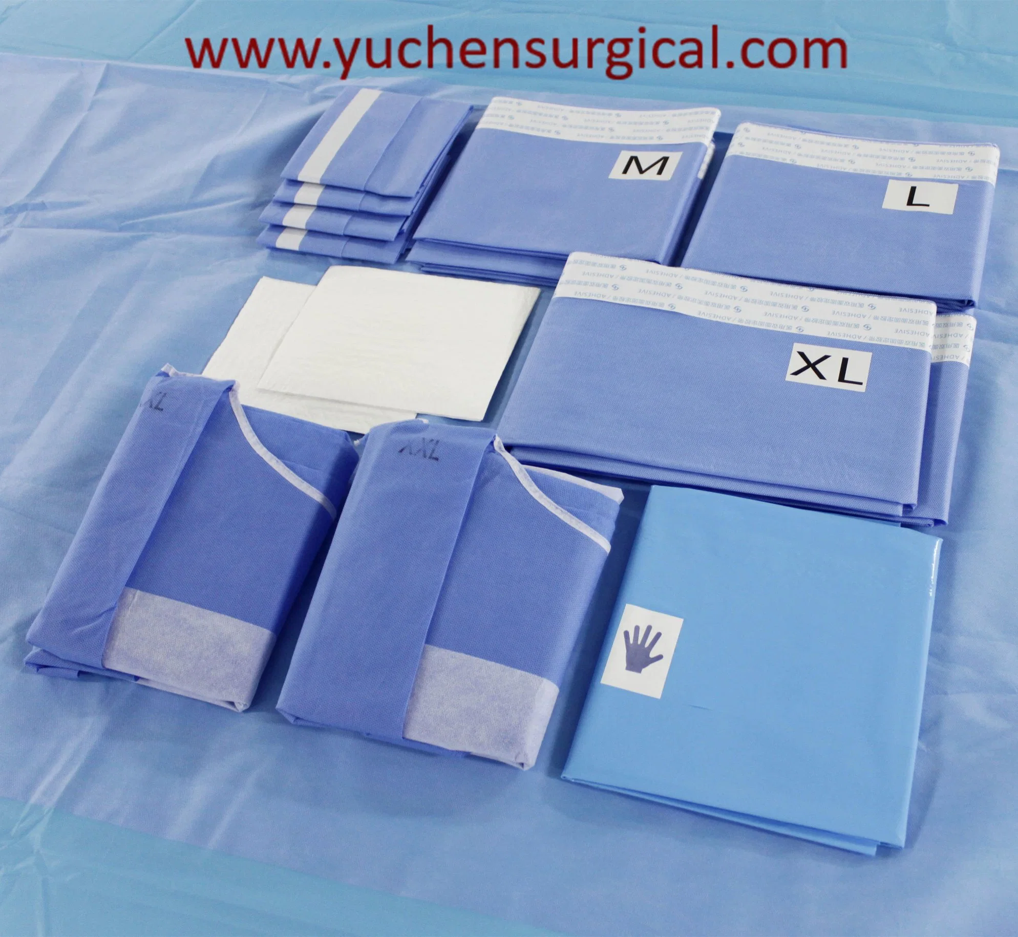 Disposable Sterile Surgical Universal Kits Drapes Pack for Hospital