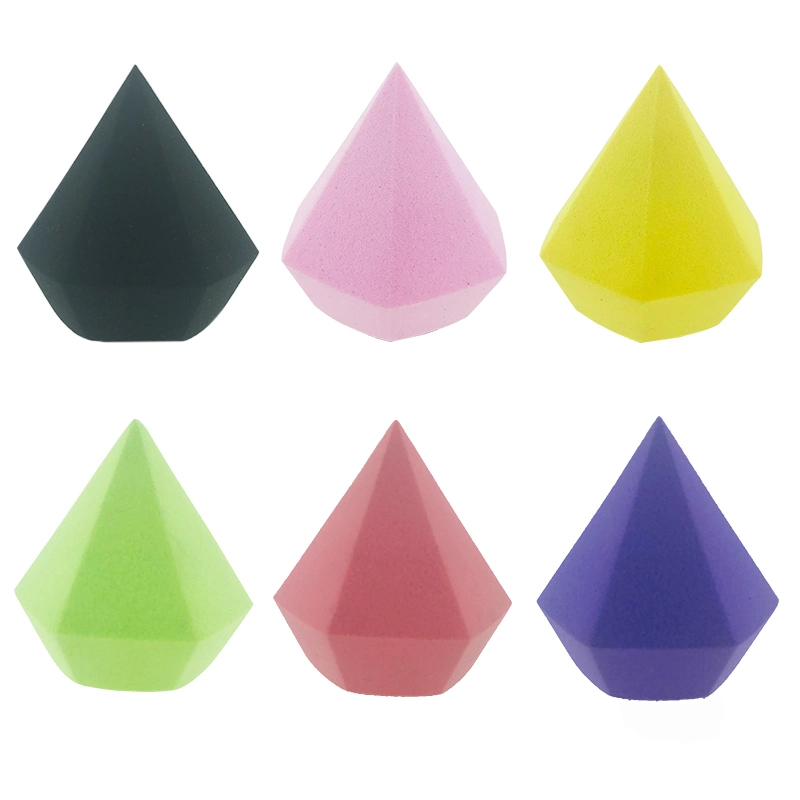 Super Soft Beauty Latex Make-Up Diamant Sponge Großhandel Beauty Supplies