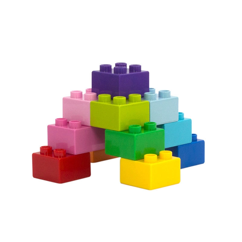 Woma Spielzeug Großhandel/Lieferant Kinder Pädagogische Lernplastik Große Steine 2 * 2 High Big Building Block 2X2 höheres Zubehör