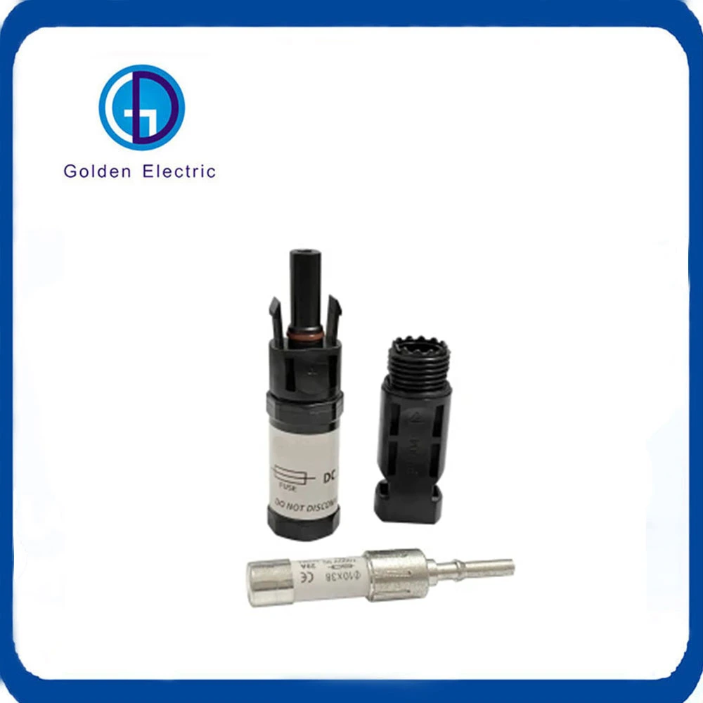 PV Fuse Connector DC1000V 10A/15A/20A PV004-F Solar Connector for Solar Panel Systems TUV Approved