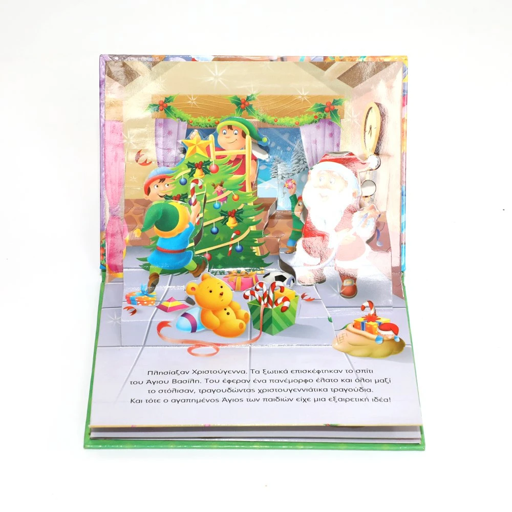 Custom Printing Service Children's Board Book Full Size Color Baby Picture Reading Learning Hardcover Book for Kids