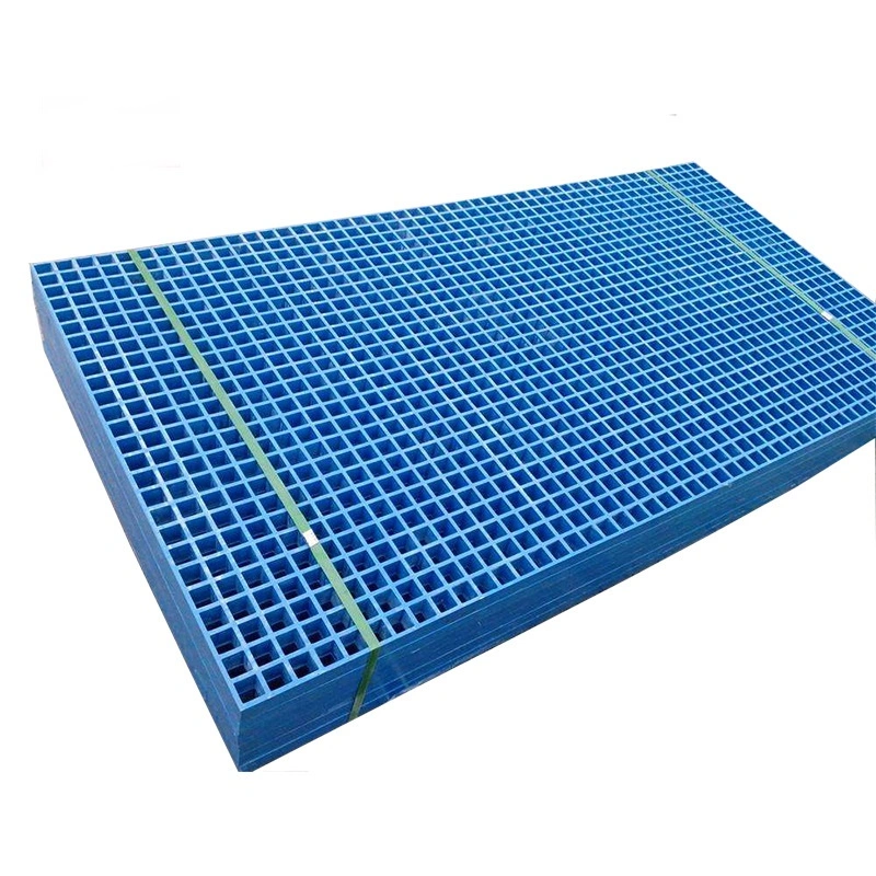 25 mm anti-corrosion fibre de verre renforcé plastique arbre protection de piscine Grate Grille de plancher FRP pour lave-auto