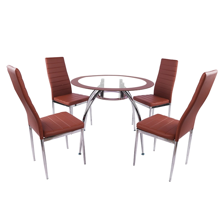 Promotional Dining Table Designs Double Glass Stylish Dining Table