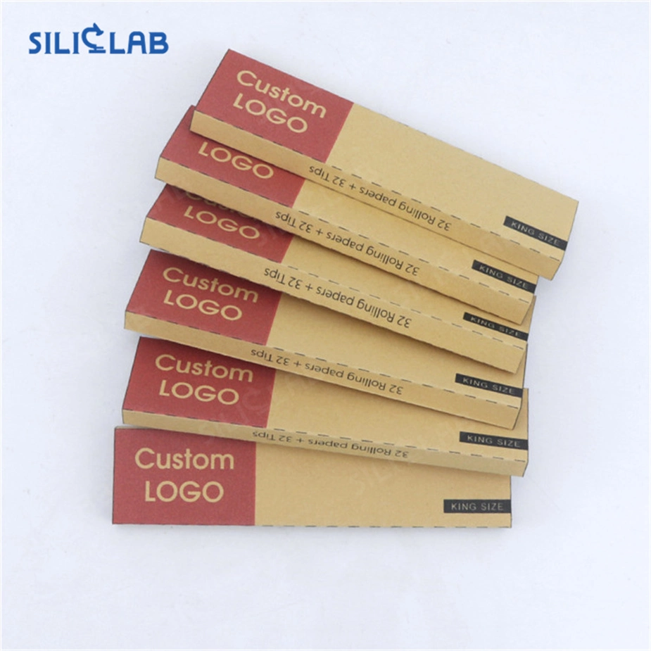 Custom Slim Unbleached Rolling Paper Sheets Cigarette Smoking Papers