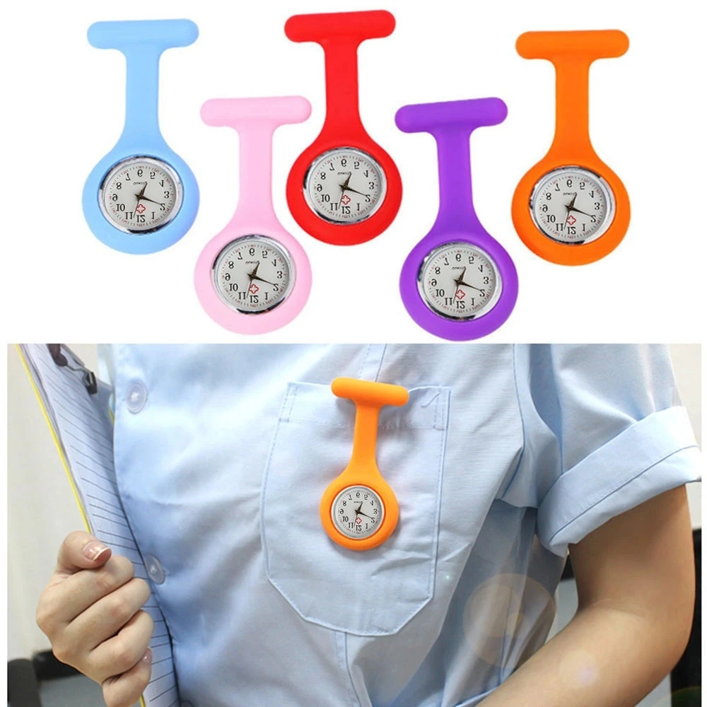 Heißer Verkauf Gute Qualität Silikon Clip Krankenschwester Uhr
