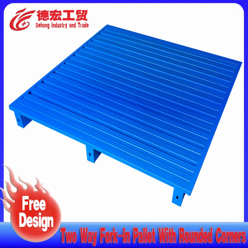 Industrial Warehouse Storage Transportation Stacking Steel Metal Pallets for Sale