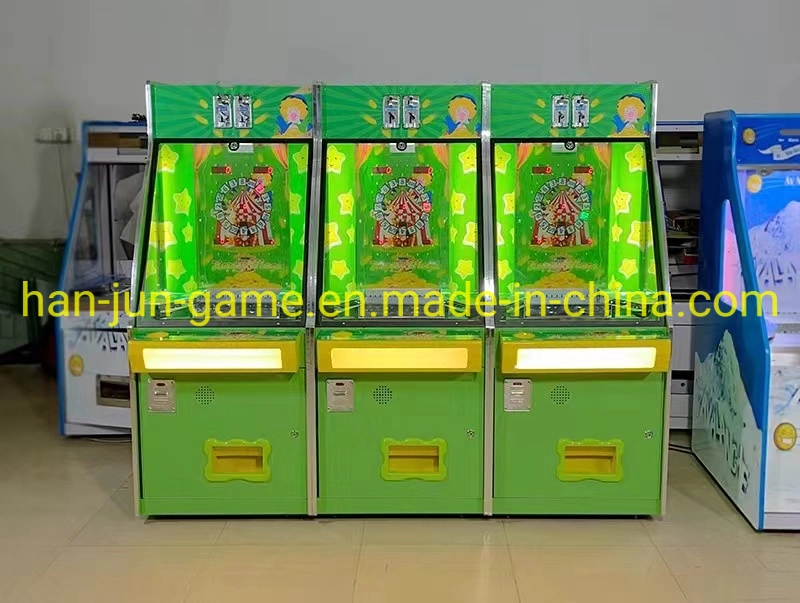 Machine de jeu d'arcade bon marché à pousse-pièces petite