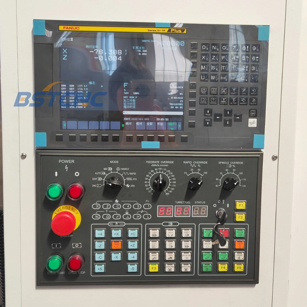 Tck60y Automatische High Speed Schrägbett Drehen Bohren Fräsen CNC Mittelmaschine