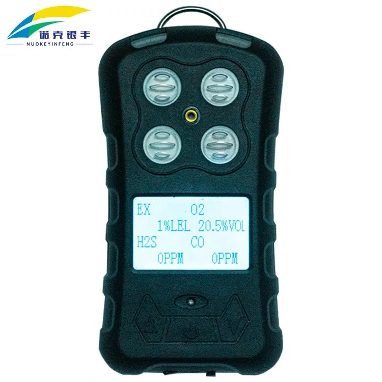 2023 Nkyf Hot Selling 4 em 1 Gas Alarm Portable Detetor de fugas de gás