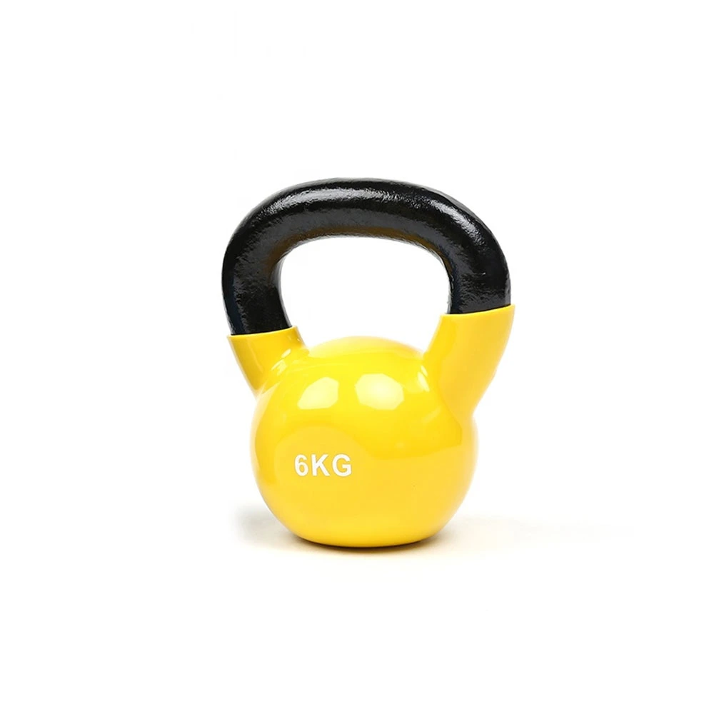 Vinyl Dipping Kettlebells for Home Gym