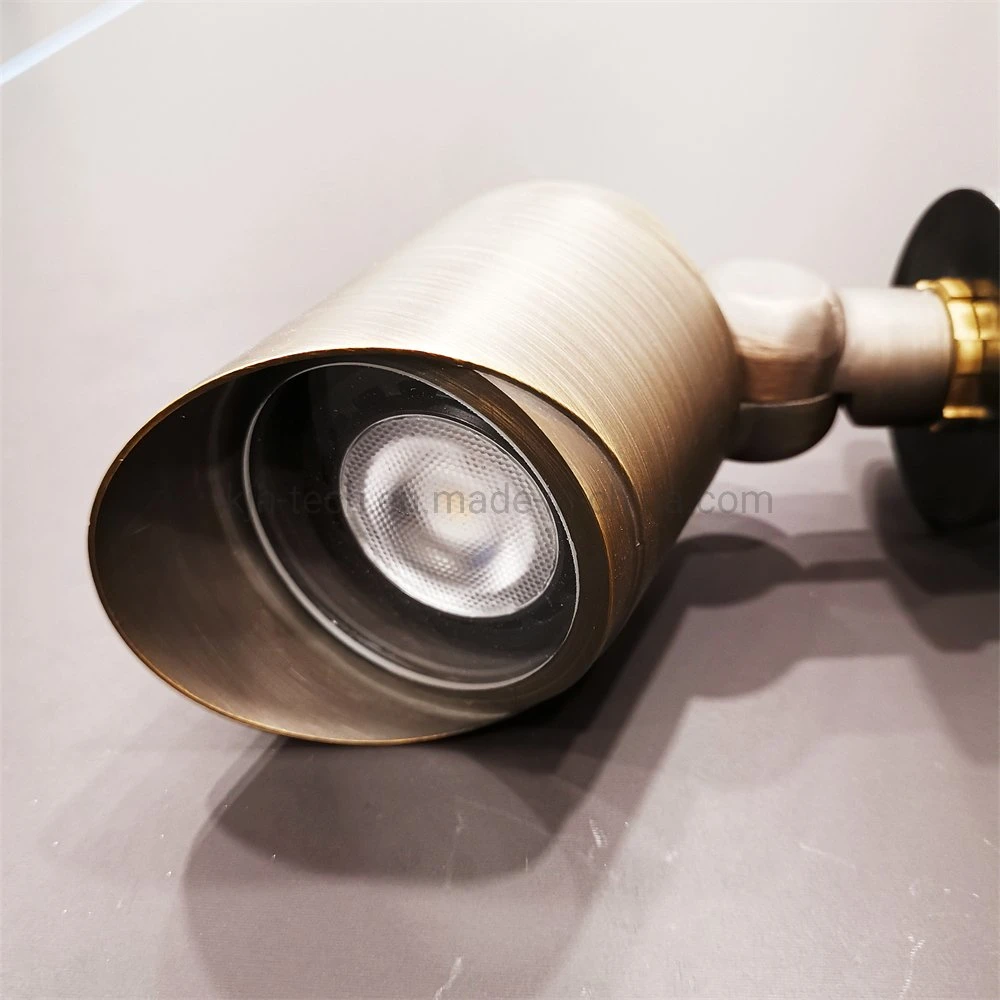 12V Low Voltage MR16 Brass Bronze Landscape Lighting Fixture