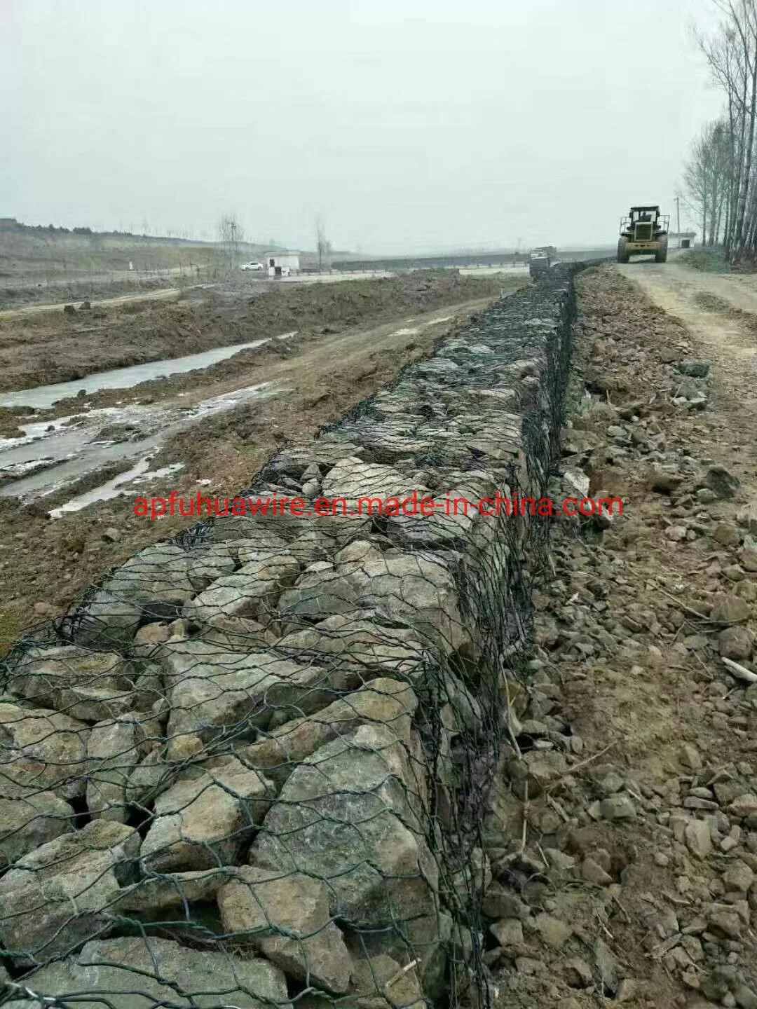 Gabion Cestas en malla de alambre, malla de alambre soldado galvanizado gabion