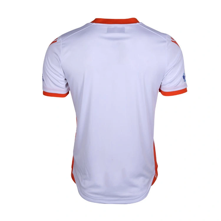 Wholesale/Supplier Fitness Men's White Short Sleeves Soccer Jersey