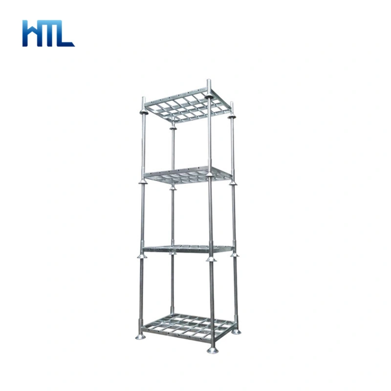 Galvanized Warehouse Fabric Roll Storage Steel Stackable Post Pallet Racks