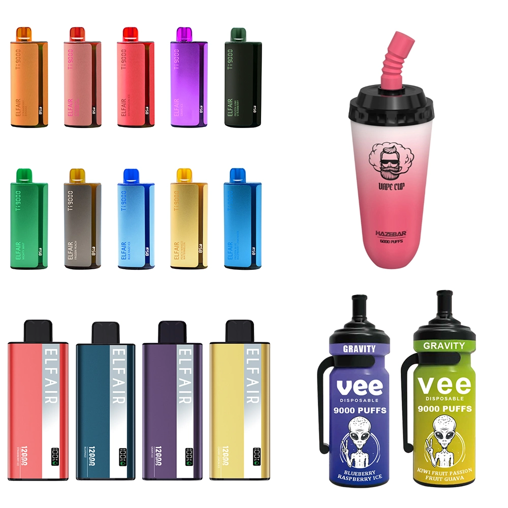 Original Factory Wholesale/Supplier I VAPE Get Waka WGA Elfair 600 800 1000 3500 5000 8000 10000 Puffs malla bobina Nuevo Diseño VAPE desechable al por mayor