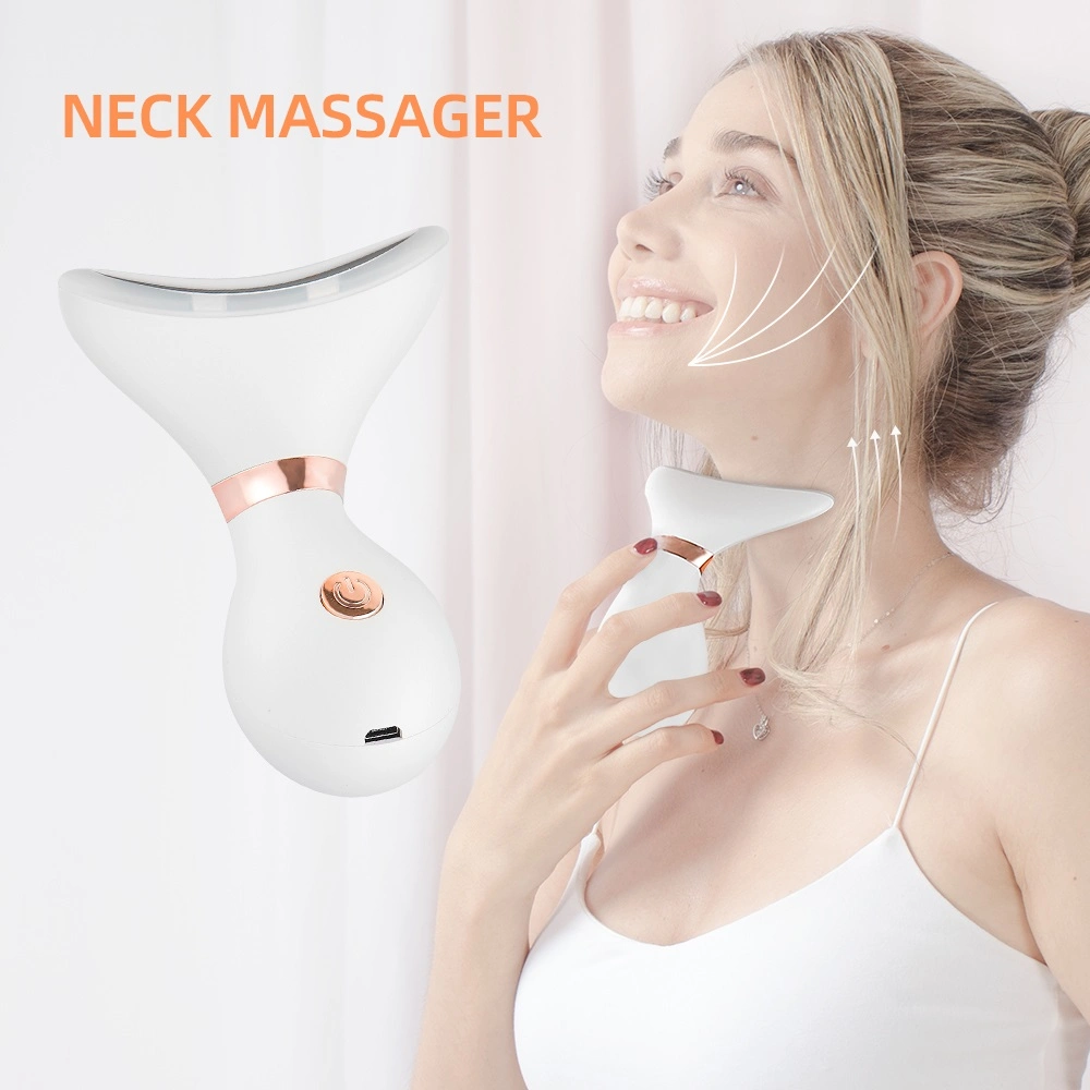 LED 3 Colors Light Neck Face Lifting Massager