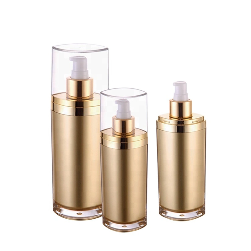 120ml 60ml 30ml Empty Flat Oval Cosmetics Plastic Oil Cream Bottles and Jars Set