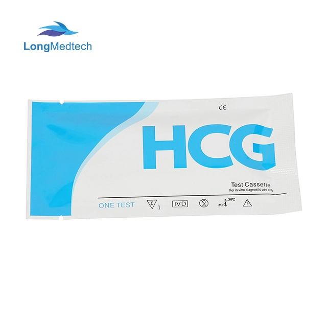 Test de grossesse HCG de diagnostic rapide Kit Bandelettes de test de grossesse en ligne