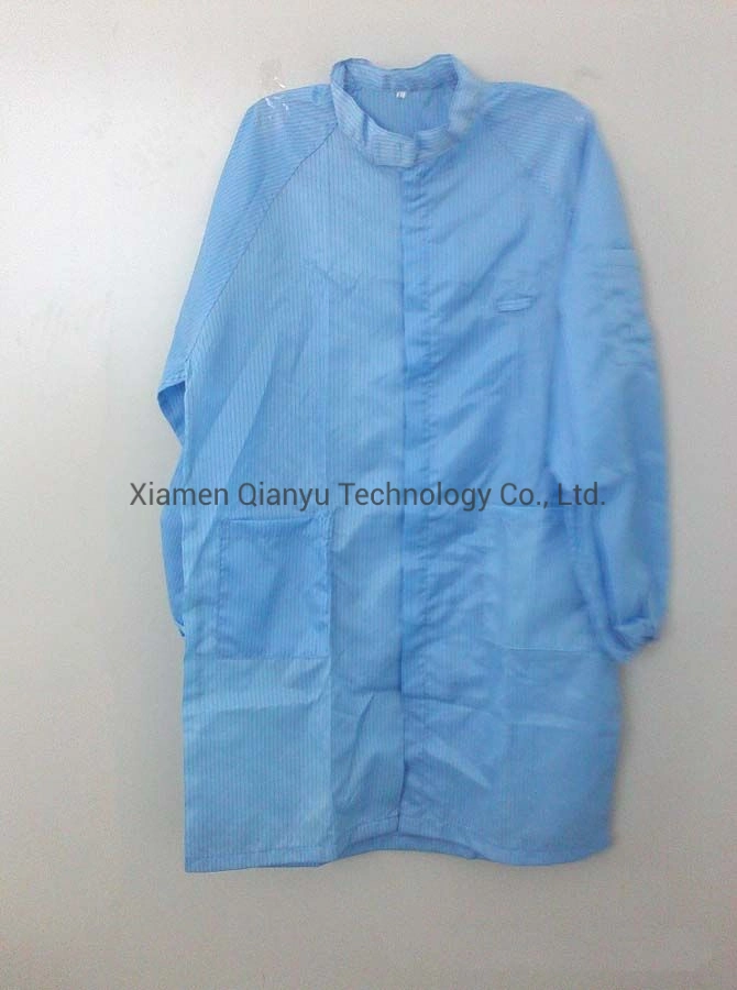 Frock/Lab Coat with Mandarin Collar