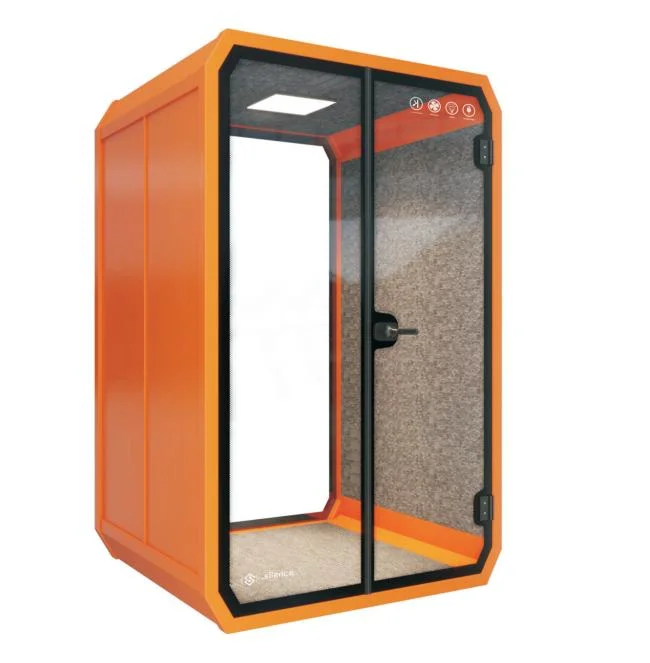 Movable Office Booth Phone Booth Modular Soundproof Office Phone Booth Easy Assemble Acoustic Cabin