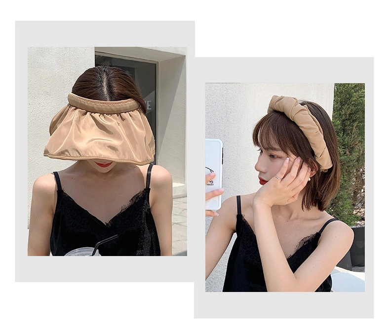 Sports Head with an Empty Top Hat Outdoor Sun Sunblock Men and Women Breathable Play Ball Cycling Running Anti-Sweat Cap