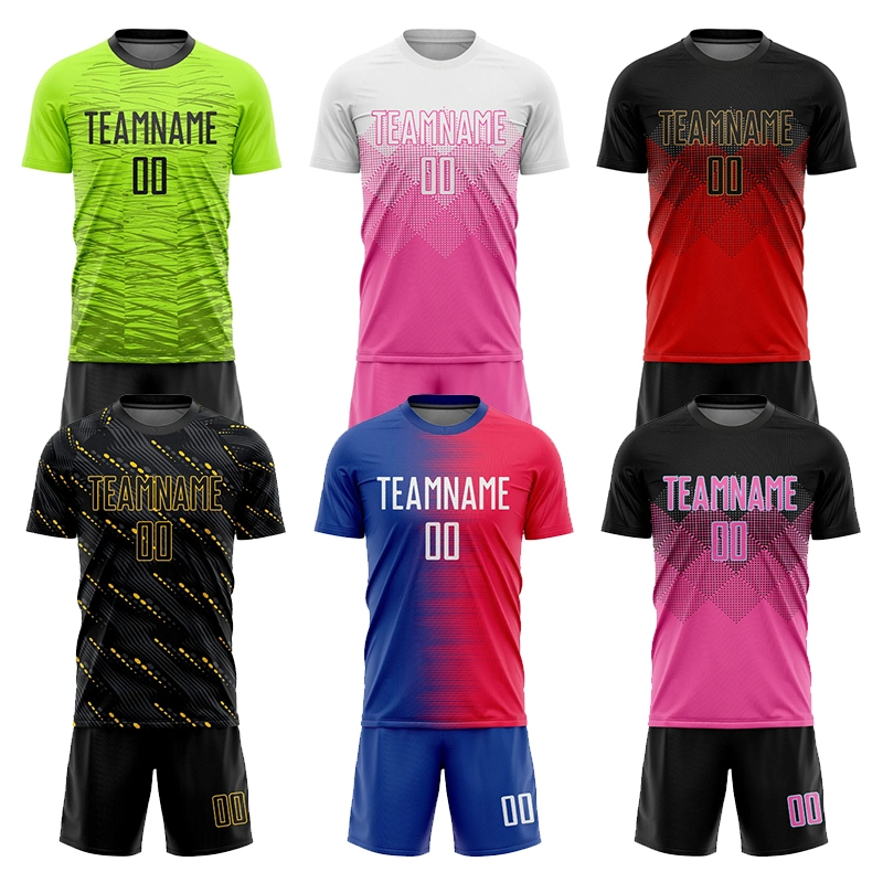 Venda por grosso de alta qualidade Quick Dry Vestuário camisa futebol personalizadas
