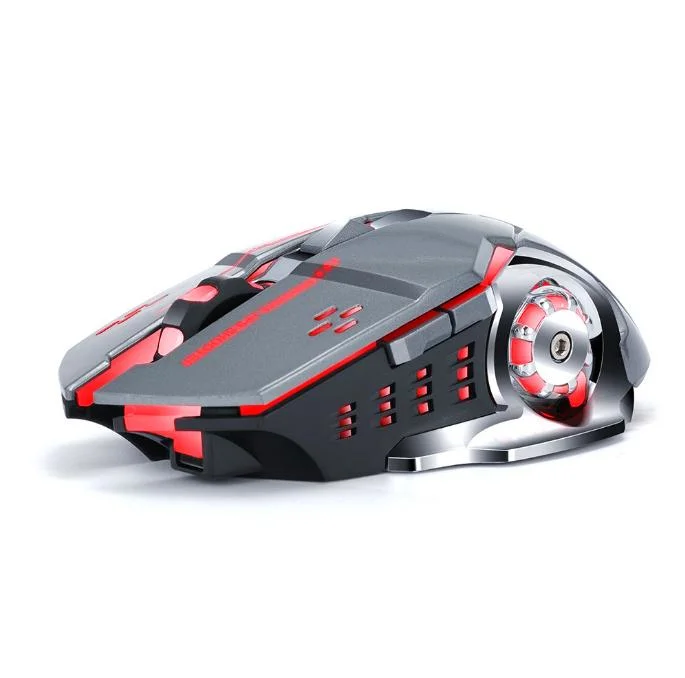 Gaming New Rechargeable Wireless Mute Mouse