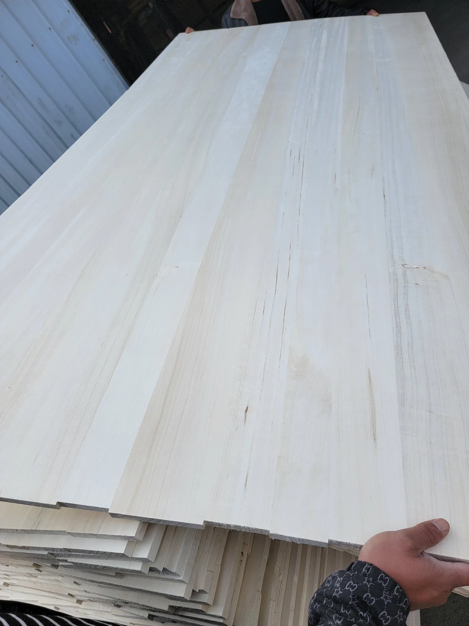 Poplar Lumber Prices Finger Joint Board Wood Panel