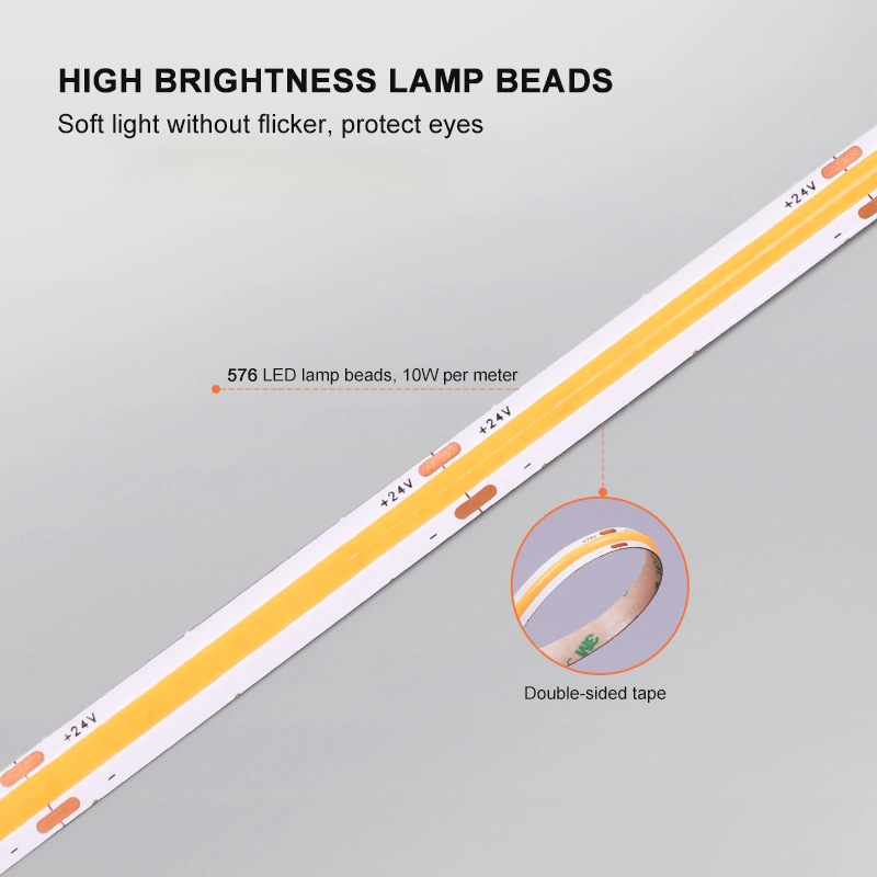 precio de fábrica de perfil de cinta horizontal de la luz de las luces de tiras de LED montados en la superficie de luz lineal