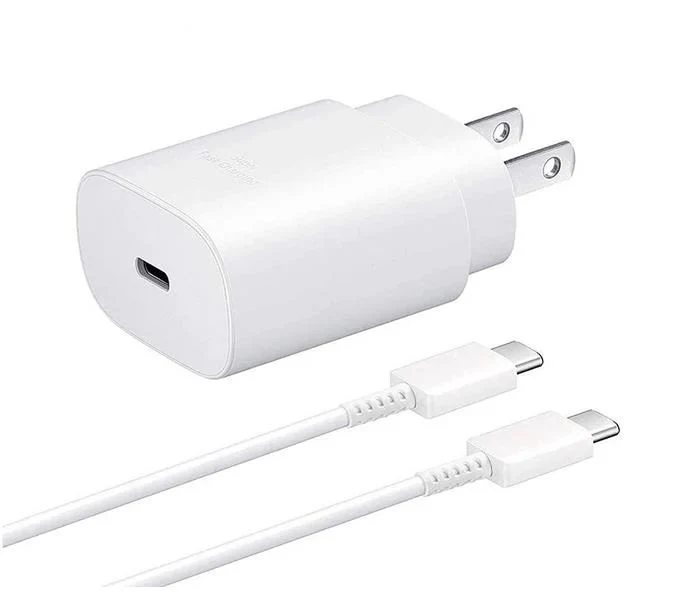 for Samsung Phone Type-C Charger Adapter Fast Charging Pd 25W 45W Super Fast Chargers for S21 Plus S22 Ta800 Ta845 USB-C Power Adaptor Adapter EU Us UK Au Plug