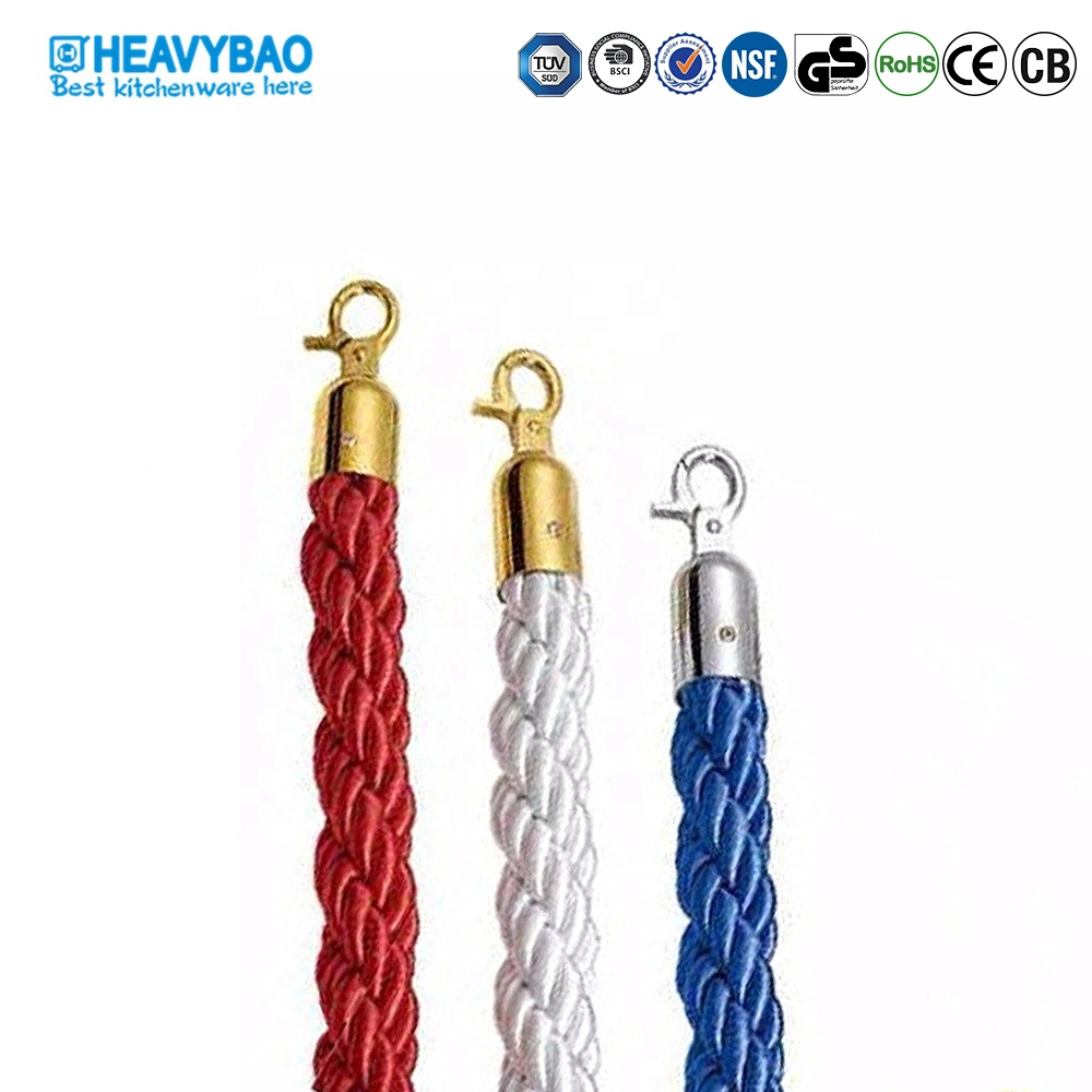 Heavybao Queue Twisted Stand Posts Rope Divider Crowd Control