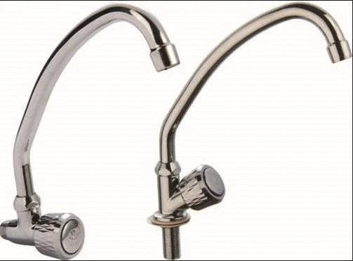 Double Handle Wall Kitchen/Bathroom Sink Mixer Faucets Basin Tap