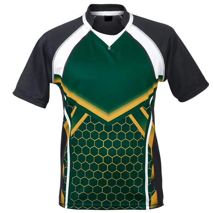 Sports Goods Custom Best Sublimation Rugby Jersey Rugby Football Wear Shirts & Tops Sportswear for Unisex Adults